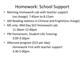 Homework support